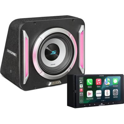 Alpine ILX-W770 + S2-SB8 Digital Multimedia Receiver + Subwoofer