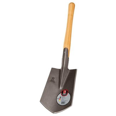 Idealspaten - ideal Outdoor-Spaten, Gr. 0, gesandtstrahlt, seitliche Schur, Eschen-Knpof-Stiel 39 Image