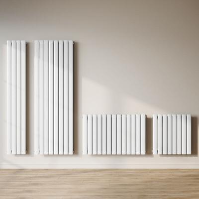 Design Flachheizkörper Paneelheizkörper Weiß 1800x619mm Vertikal Doppellagig 2131 Watt - Sonni Image