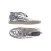 Nobrand Damen Halbschuh, Gr. 36, silber, Kunstleder