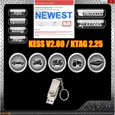 2024 newest Ksuite 2.80 ECU Repair Software: Fix RSA Error for KESS V2 V5.017 Supports Car Truck