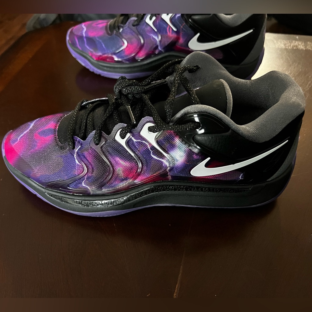 Nike Shoes | Brand New Nike Kd17 Basketball Shoes - Men’s 9 - Galaxy Colors | Color: Black/Purple | Size: 9