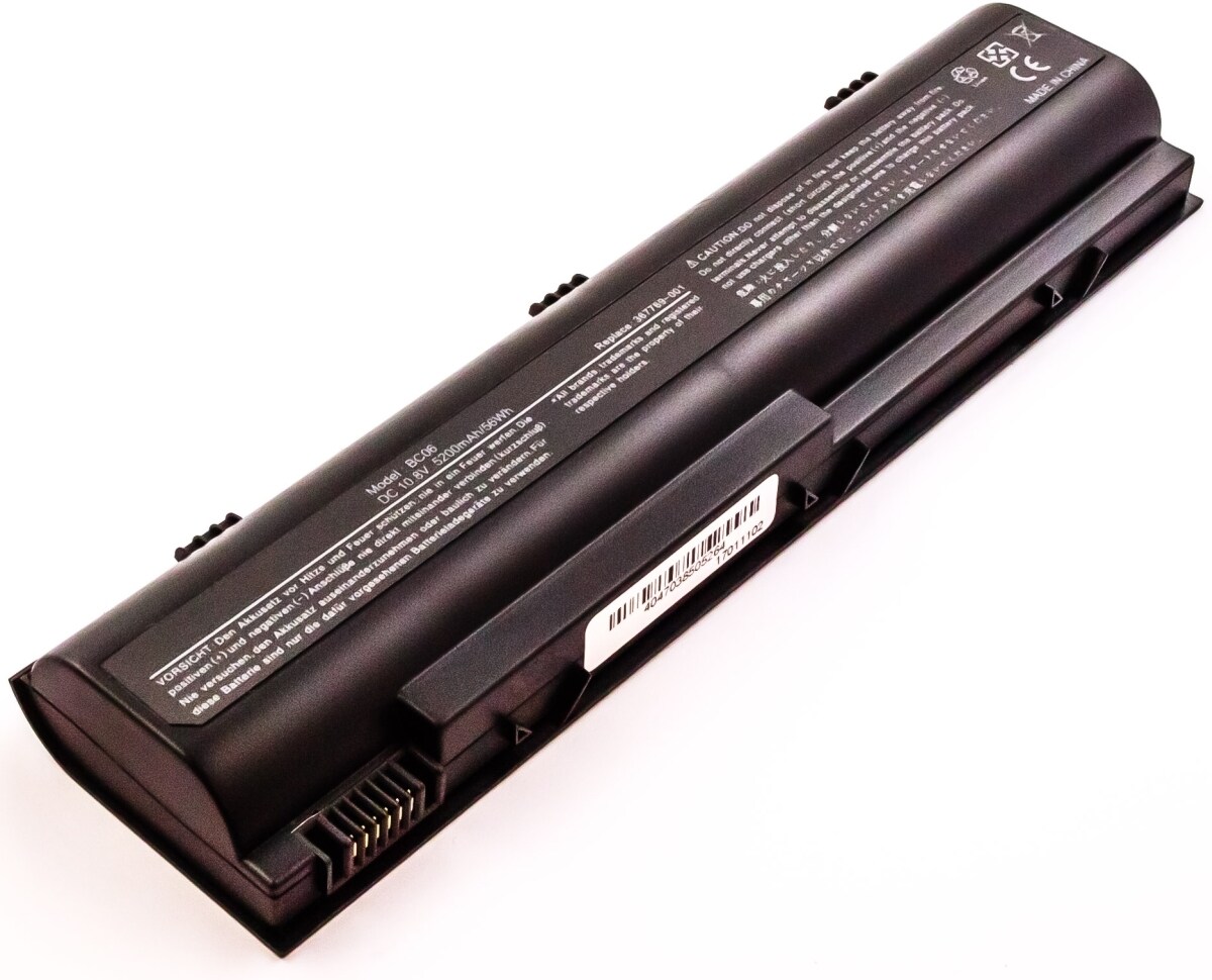 AGI Akku für Hewlett-Packard Presario 361856-003 Li-Ion 10,8 Volt 4400 mAh schwarz Image