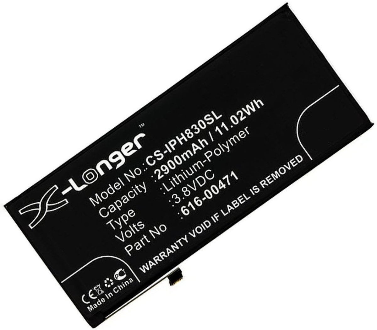 AGI Akku für Apple APN:616-00471 Li-Pol 3,79 Volt 2942 mAh schwarz Image