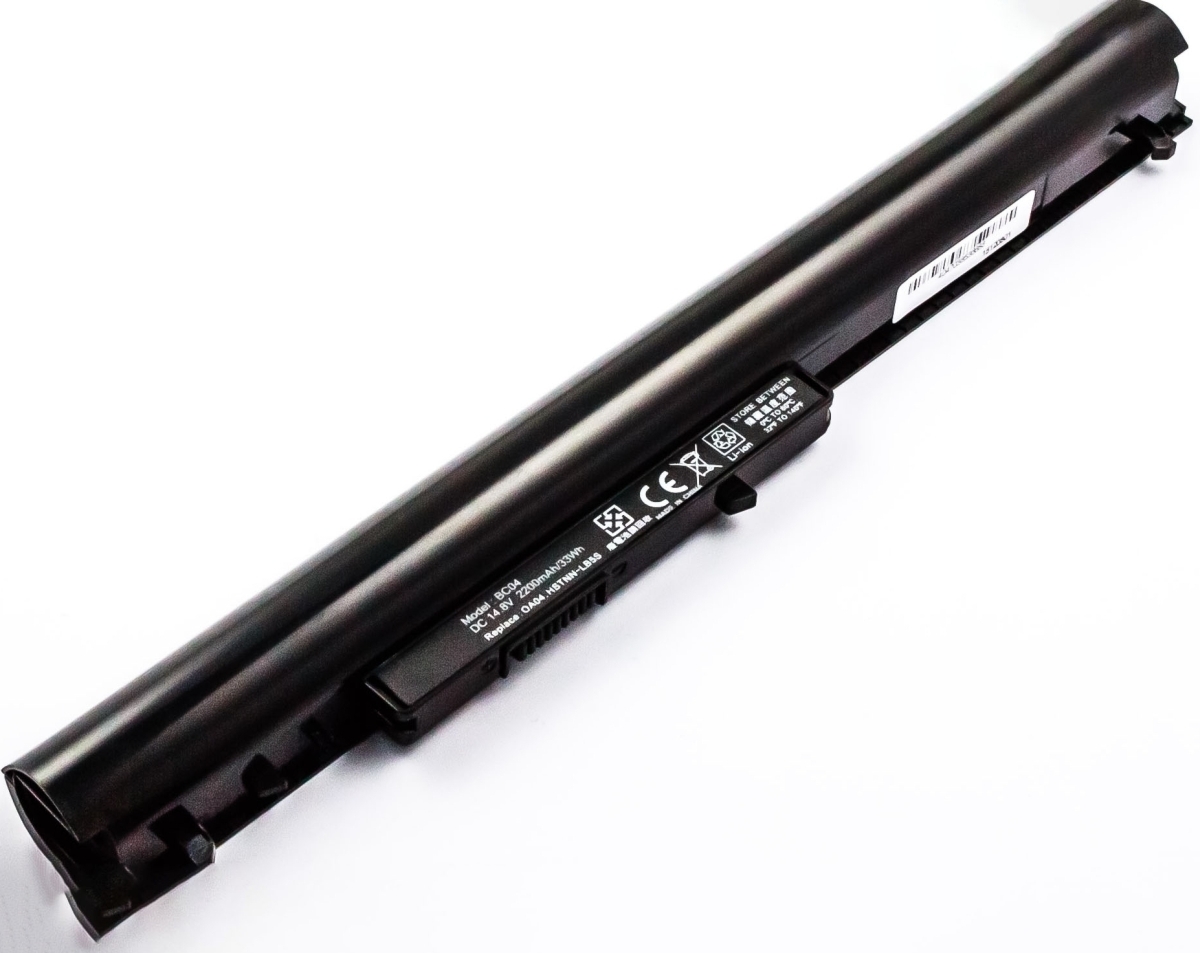 AGI Akku für Hewlett-Packard Compaq 15-H002SF (F6P85EA Li-Ion 14,8 Volt 2200 mAh schwarz