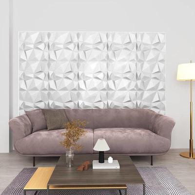 TEMU 3d Wall Panels 48 Pcs. 50x50 Cm Diamond White 12 Square Meters Image