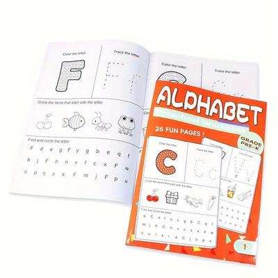 TEMU Alphabet Workbook For Kids Age 5+: Early Learning Activity Book - Trace, Color & Identify Letters - Zhidian International, English Language, Pub Date 2024-05-01