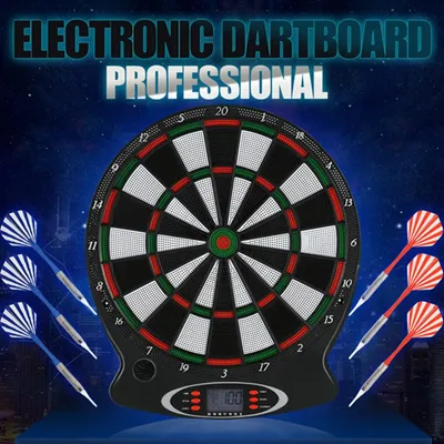 1pc Elektronische Spiele Professionelle Elektronische Hängende Dartscheibe LCD Scoring Anzeige Spiel Mit Darts Ziel Spiele Image