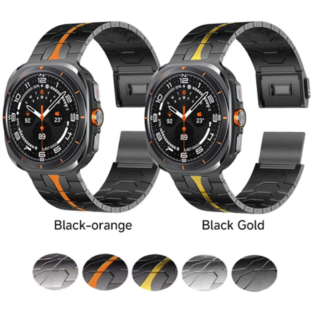 Magnetverschlussarmband für Samsung Galaxy Watch 7 Ultra 47 mm. Edelstahlarmband für Samsung Watch 7 Ultra 47 mm Metallarmband Image