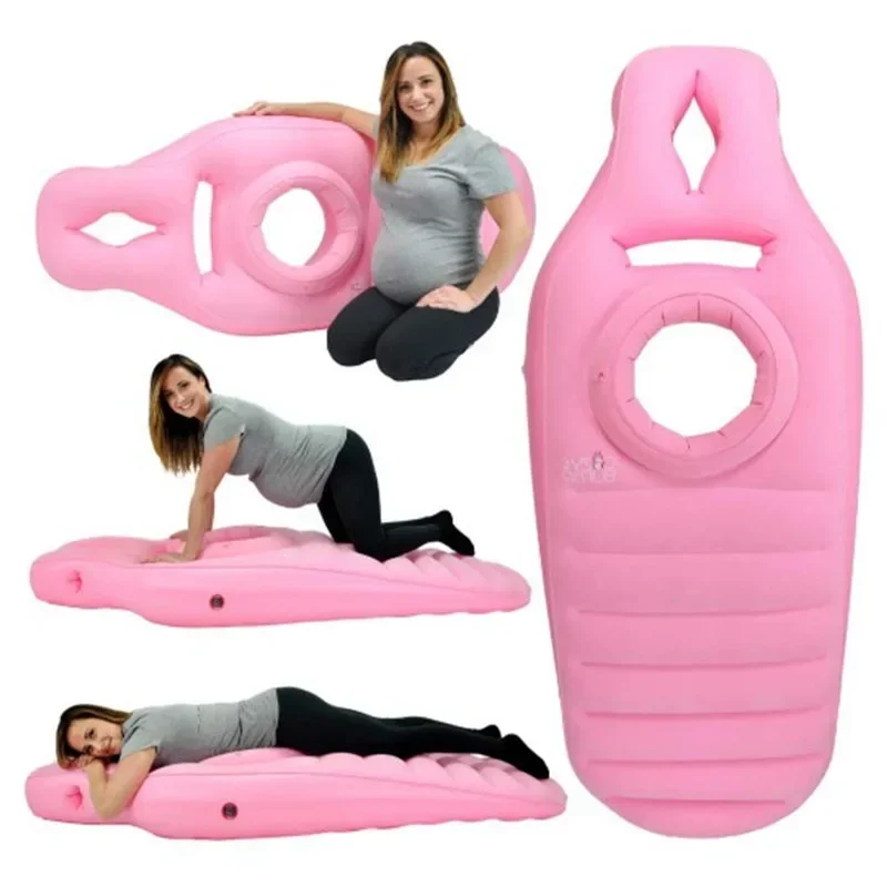 Aufblasbares Schwangerschaftskissen, Yogamatte für schwangere Frauen, aufblasbare Matte, Matratze, Schwangerschaft, Mutterschaft, Körperbett, Kissen, Schlafmatte Image