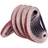 Schleifband 10x330mm.Schleifband zum Polieren von Aluminiumoxid, Metall, Holz
