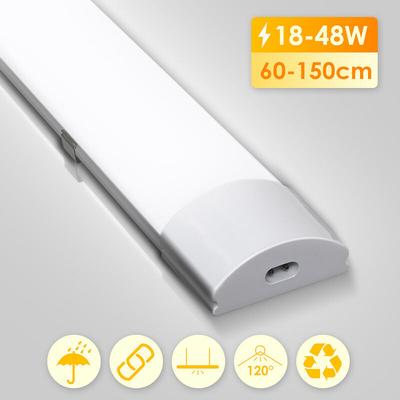 Led Feuchtraumleuchte Werkstatt Deckenleuchte Neutralweiß Keller 150 cm - Vingo Image