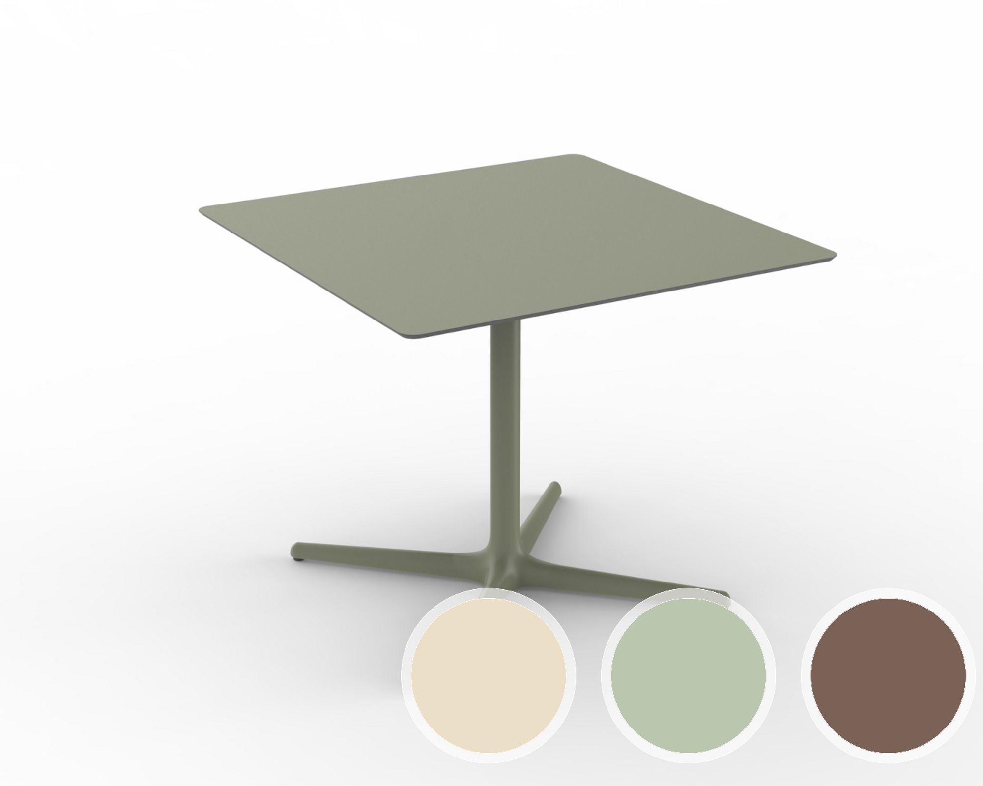 Resol »Toledo« Outdoor Tisch XL eckig Trufa / 100x100 cm Image