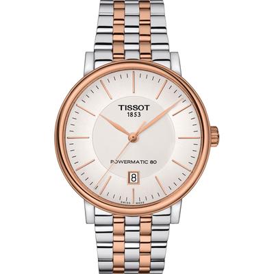 Tissot Carson Premium Powermatic 80 Mehrfarbig Herren Armbanduhr T1224072203101