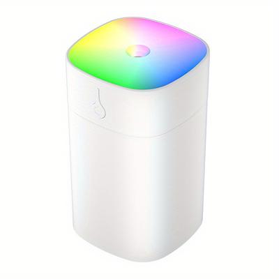 USB Humidifier Large Spray Mute Bedroom Desktop Office Dormitory Mini Air Aromatherapy Pregnant Women Baby Colorful Atmosphere Lamp 400ml