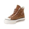Sneaker CONVERSE "CHUCK TAYLOR ALL STAR LIFT", Gr. 39,5, braun (clove braun, egret, schwarz), Textil, sportlich, Schuhe