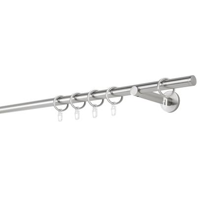 Gardinenstange MYDECO "20mm Match Wandträger 12 cm", silber (edelstahlfarben), L:170cm, Gardinenstangen Image