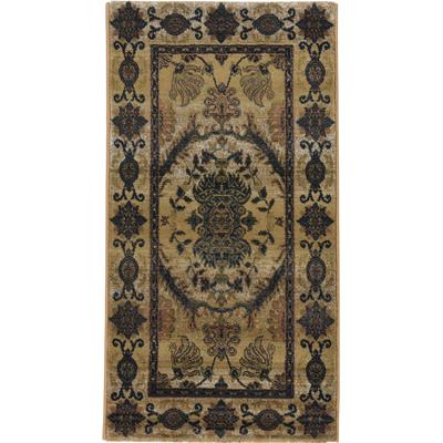 Teppich THEKO "Gabiro 3070", beige, B:68cm H:10mm L:135cm, Kunstfaser, Teppiche, Kurzflor, klassisches Design, ideal im Wohnzimmer & Schlafzimmer Image