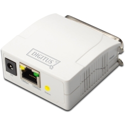 ASSMANN DIGITUS Fast Ethernet Print Server 1x RJ45 1x DB-36 Centronics Image