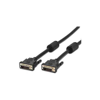 ASSMANN DVI Anschlusskabel DVI(24+1) 1.0m DVI-D Dual Link sw. Image