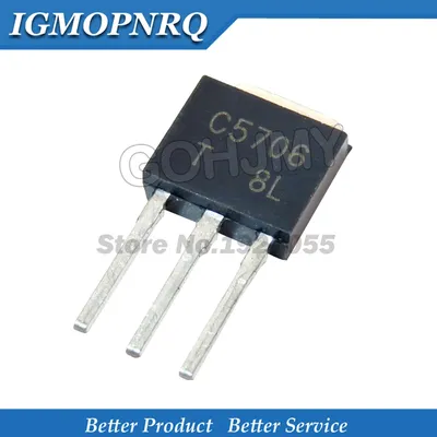 10 Stück 2 sc5707 bis-251 c5707 2 sc5706 c5706 to251 Transistor neu Image