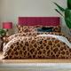 furn. True Leopard Duvet Cover Set - Brown - Size Double | furn. Sale | Discount Designer Brands