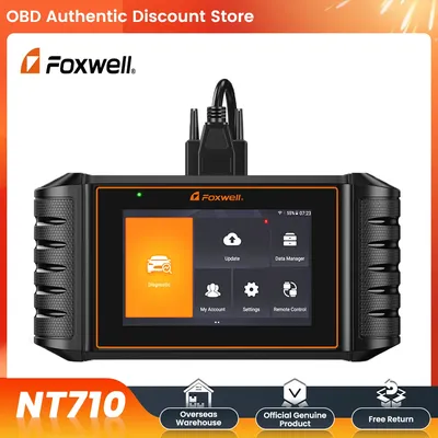 FOXWELL NT710 OBD2 Diagnostic Scanner Car Code Reader ECU Coding Full System Bidirectional Test OBD2