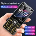 GSM 2G BAR Telefono G600 Doppia SIM Card 6800mAh Batteria SOS Grande Chiave Schermo da 2.4 Pollici Cellulare Mobile per Vecchio Donna Lettore MP3