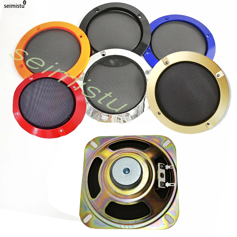 Arcade Lautsprecher Grille 4 Zoll 12 cm esh Abdeckung Net Chrom DIY Audio Video Arcade Spiele Schrank Flipper Teile Verkaufsautomat Image