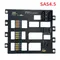 SAS\SATA Festplatten-Rückwandplatine für Nas Storage Server-Erweiterungsplatine, 6 Gbit/s, SFF8643 auf 4-Bay-HDD-SSD-Adapter, großes 4D-Netzteil
