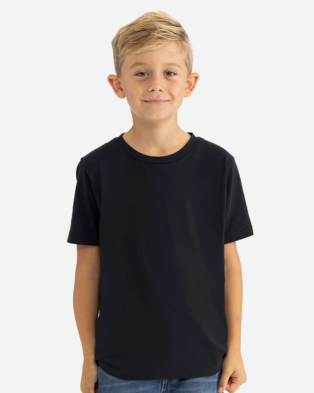 Next Level N6310 Youth Triblend T-Shirt in Black size Medium | 50% polyester, 25% airlume combed and ring-spun cotton, rayon NL6310, 6310
