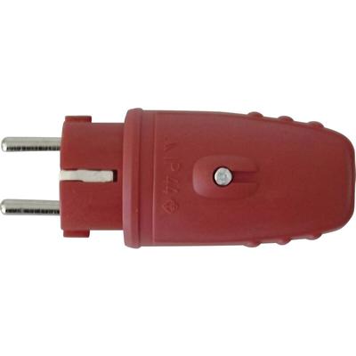 N & l 17187 Schutzkontaktstecker Gummi 230 v ROT IP44