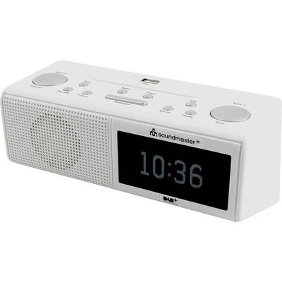 Soundmaster - UR8350WE Radiowecker dab+, ukw aux, usb Weiß Image