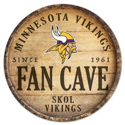 Minnesota Vikings 14" rundes Holzschild Image