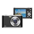 Fotocamera digitale doppia anteriore e posteriore 4k Zoom efficiente 16x Schermo da 2,8 pollici Fotocamera selfie con messa a fuoco automatica Fotocamera anteriore Fotocamera punta e scatta