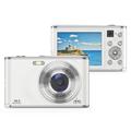 Fotocamera digitale doppia anteriore e posteriore 4k Zoom efficiente 16x Schermo da 2,8 pollici Fotocamera selfie con messa a fuoco automatica Fotocamera anteriore Fotocamera punta e scatta