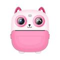 macchina fotografica per bambini con stampa istantanea, macchina fotografica con stampa termica, macchina fotografica digitale HD 1080p con 1 rotolo di carta per stampa con musica di videogiochi