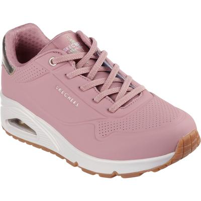 Skechers Uno - Shimmer Away Synthetische Damensneaker In Rose