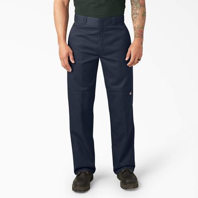 Dickies Men's Loose Fit Double Knee Work Pants - Dark Navy Size 30 32 (85283)