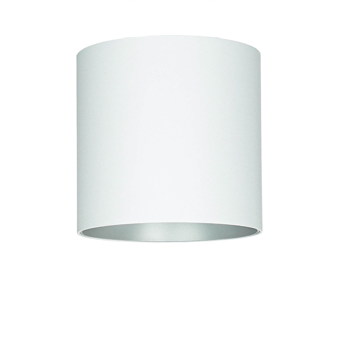 Licht-Erlebnisse Deckenleuchte POINT Weiß Silber Metall LE54924 Image