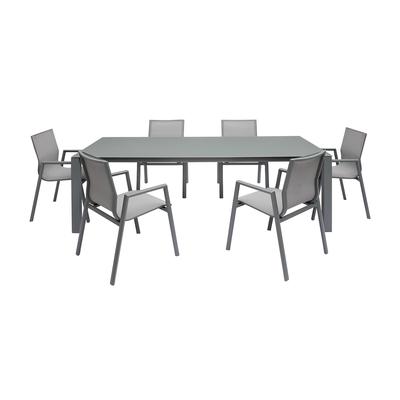 Malta Outdoor Dining Set Gray