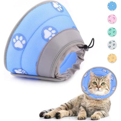 Halskrause Katze,Einstellbarer Halskrause Katze Halsband,Wiederherstellung Halsband Weich Kragen Image