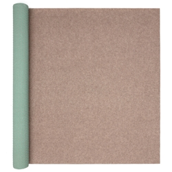 Midori Rasenteppich 100 x 350 cm Beige mit Noppen Kunstrasen Teppich Balkon Terrasse Outdoor Image