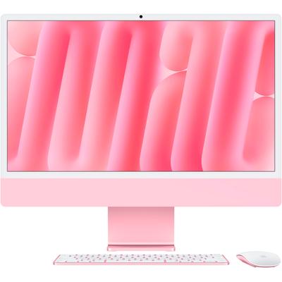 APPLE iMac "iMac 24", pink, Mac OS, 16 GB RAM 256 GB SSD, Computer Image