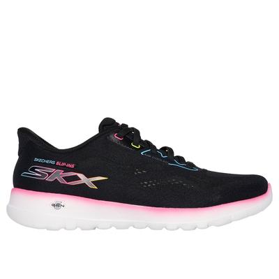 Skechers Women's Slip-ins: GO WALK Joy - Lynzee Sneaker | Size 8.0 | Black | Textile/Synthetic | Vegan | Machine Washable