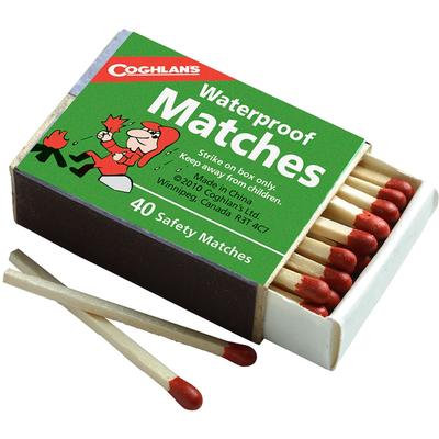 Coghlan's Waterproof Matches, 4 Boxes (160 pcs) Emergency Fire Starter