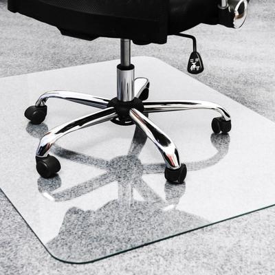 Floortex 124053EG Glass Chair Mat, 40" x 53", Clear FLR124053EG