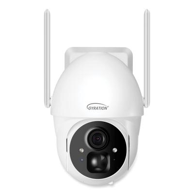 Gyration CYBRVIEW3020 Cyberview 3020 3MP Smart WiFi Pan/Tilt Camera with Solar Panel, 2304 x 1296 Pixels