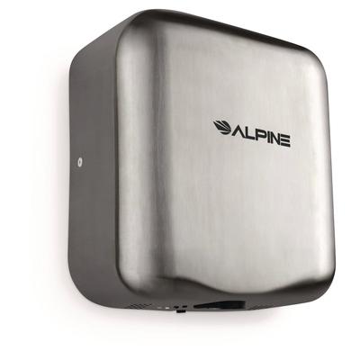 Alpine Industries Hemlock Commercial 220V Automatic Hand Dryer, 6.68 x 11.41 x 12.31, Stainless Steel, Silver (ALHALP40020SSB)