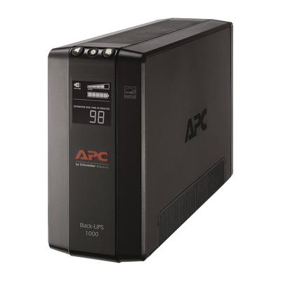 APC Back-UPS Pro Compact Tower LCD Battery Backup and Surge Protector with USB, 1,000 VA, 8 Outlets, 1,103 J (SEU2724587)